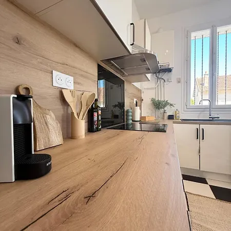 Apartment Le Cocoon Train Station 5 Min Drive & Paris